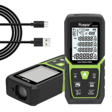 Laser Measure Device 120M/393Ft, Huepar Laser Distance Measure with Electronic Angle Sensor Portable Digital Measure Tool Range Finder with Bubble Le