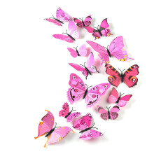 TUPARKA 36 Pieces 3D Butterfly Wall Stickers Butterfly Girls Bedroom Accessories