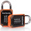 2-Pack Combination Padlocks | 4-Digit Padlocks with Code | Gym Padlock | Locker Padlock | Weatherproof Lock | for Indoor and Outdoor Use | Cut-Proof, 1