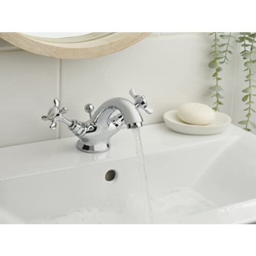 Bristan Bristan N BAS C CD 1901 Basin Mixer with Pop-Up Waste - Chrome 1