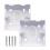 VCELINK Surface Mount Back Box for Network Wallplate Ethernet Faceplate 1 Gang 32mm White, 2 Pack 1