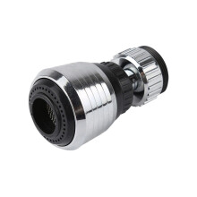 Tap Adapter for Kitchen Sink, 360 Swivel Kitchen Tap Spray Head for 21.5mm and 24mm Faucet, Dual Mode Faucet Tap Aerator Equipped with Irregular Ada