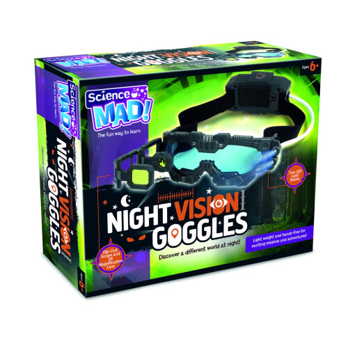 Science MAD Night Vision Goggles For Kids  For Fun Night Missions  Lightwei