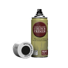 The Army Painter, Colour Primer Matt Black, 400 ml Acrylic Undercoat Spray Paint for Miniature Painting Color Primer for Wargames, DnD & Warhammer