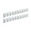 Decoralin 20 Pack Radiator Anti Vibration Inserts Compact Universal Radiator Bracket Packers TPU Rubber 1
