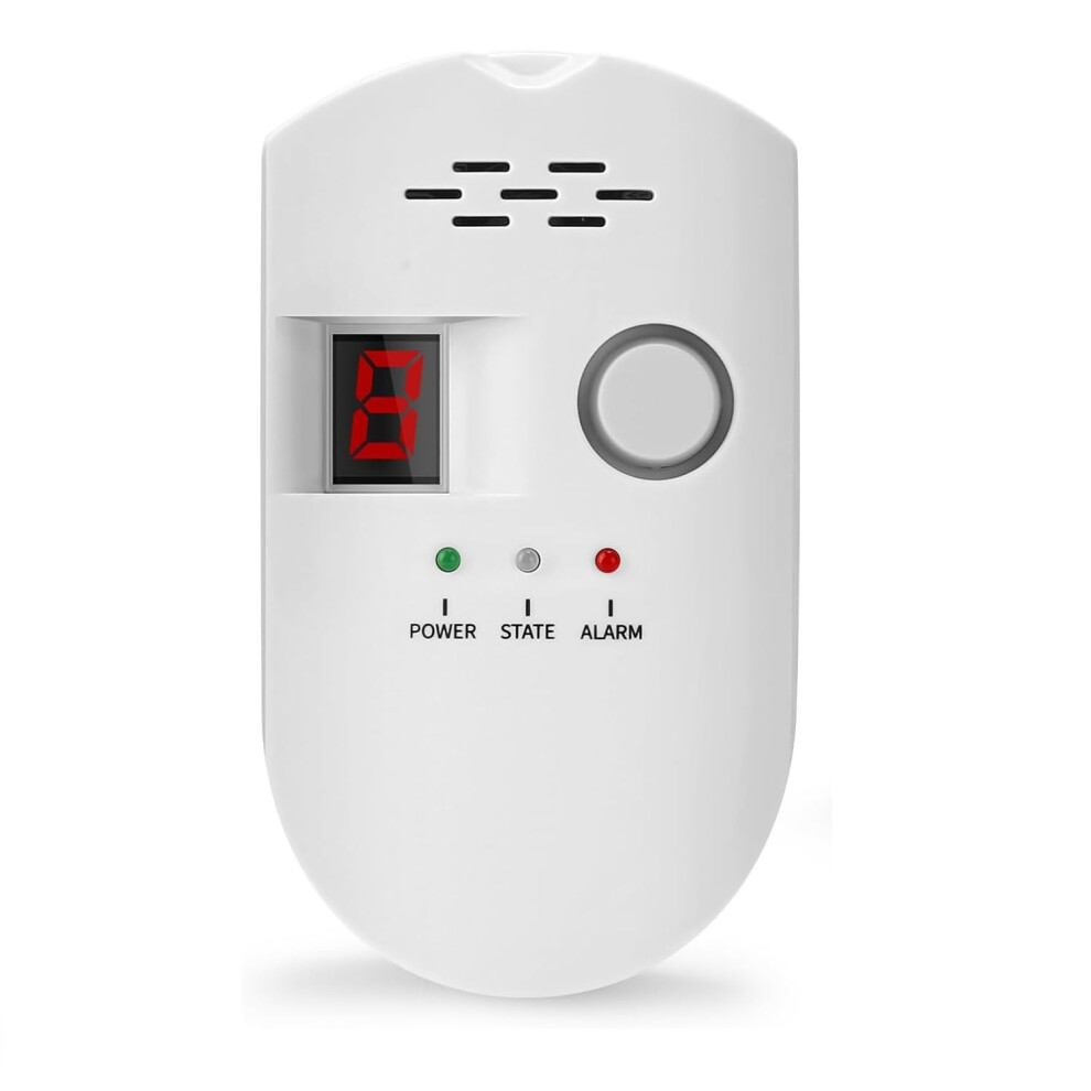 Gas Leak Detector, Natural Digital Gas Detector, Home Gas Alarm, Gas Leak Detector,High Sensitivity Lpg Lng Coal Natural Gas Leak Detection 5051226629914