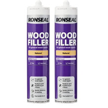 Ronseal 33365 Multi-Purpose Wood Filler - Natural 310ml (Pack of 2)
