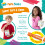 Paint Pop Fun Tub Assorted 20 Pack - Kids Paint Sticks Storage Tub Set 4