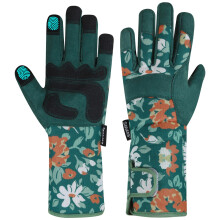 SAWANS Long Gardening Gloves for Women Men Thorn Proof Garden Gloves Safety Breathable and Comfortable Extra Long Forearm Protection for Rose