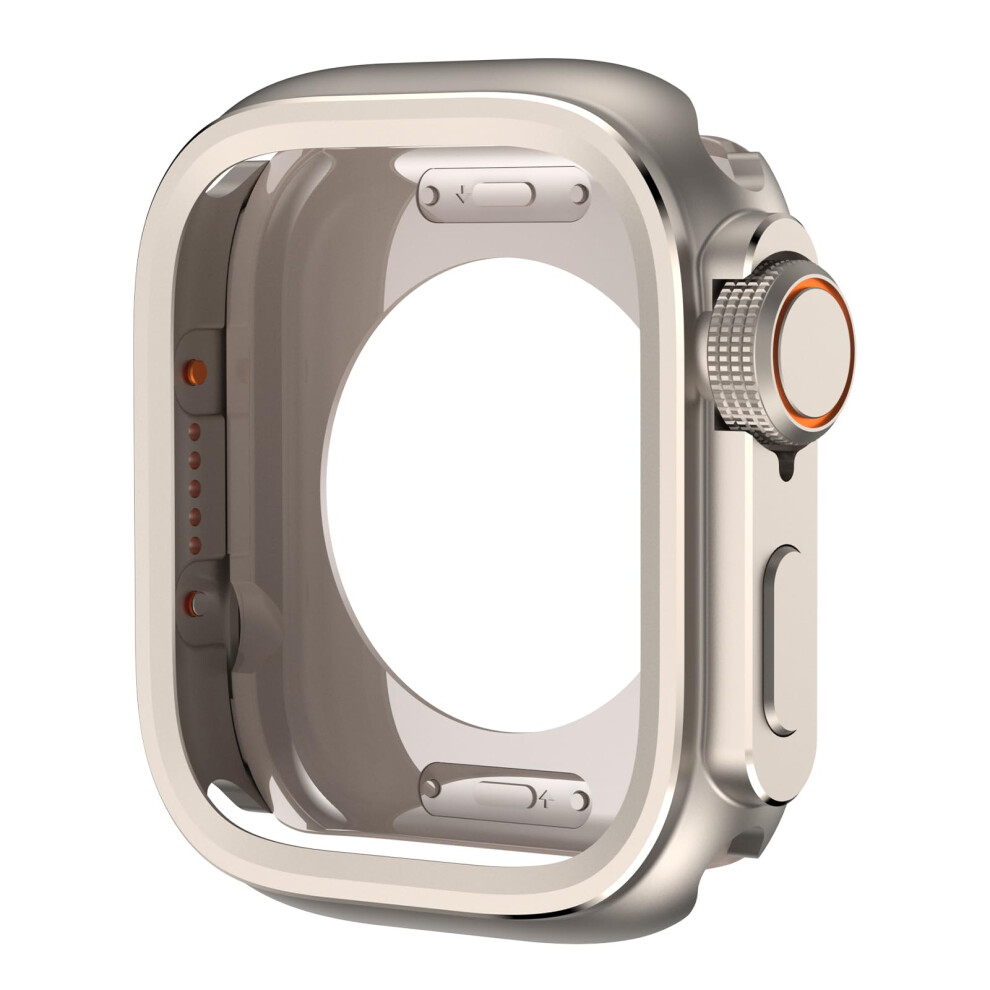 Protective Case Titanium Bumper For Apple Watch Series 10 9 8 7 6 Se 44Mm 45Mm 46Mm Scratch Resistant 9174973744405