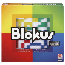 Mattel Games Blokus, Family Board Game for Kids and Adults for Party Game Night, Strategy Game, Engaging Gift for Kids, 2 to 4 Players, Ages 7 and Up