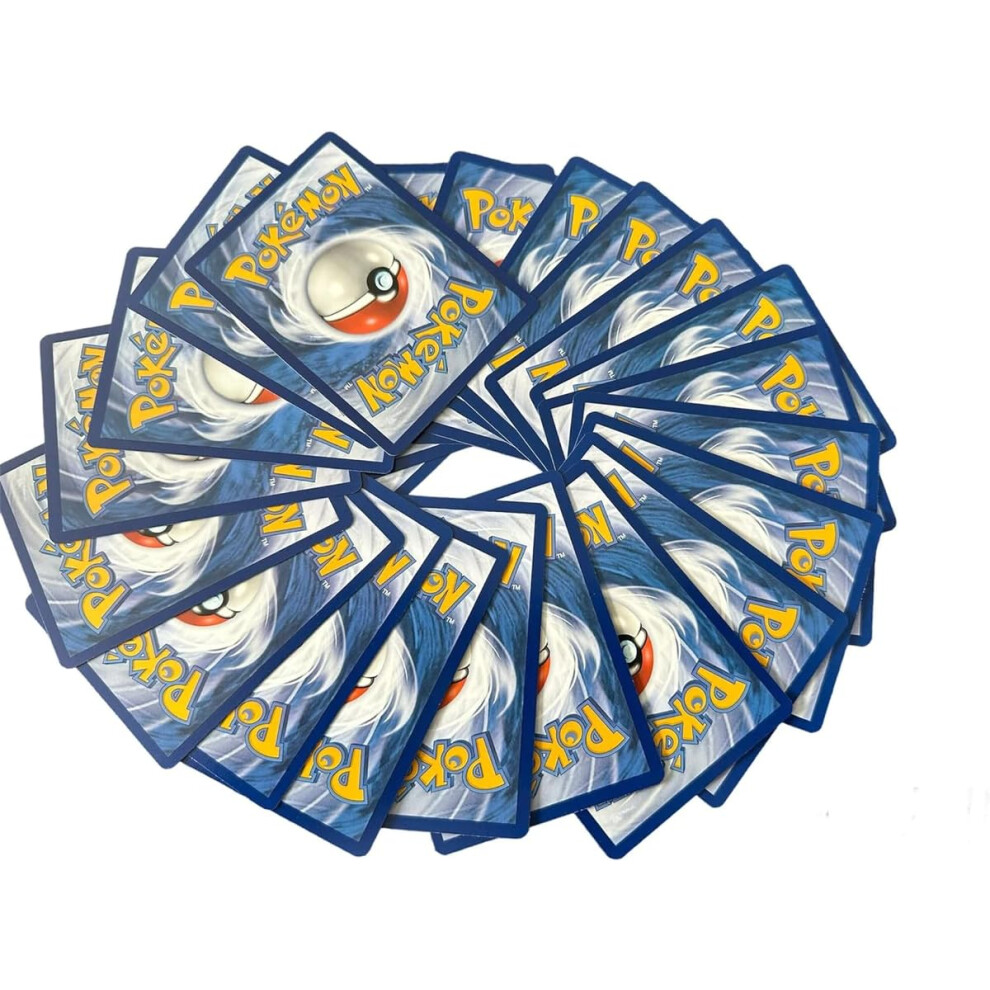 Pokémon 100 Assorted Pokemon Trading Cards With 7 Bonus Holo Foils
