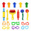 WONDERFORU Dough Tools, Set of 23 Pcs Smart Clay Dough Tools Rollers Cutters Extruders Kit 1