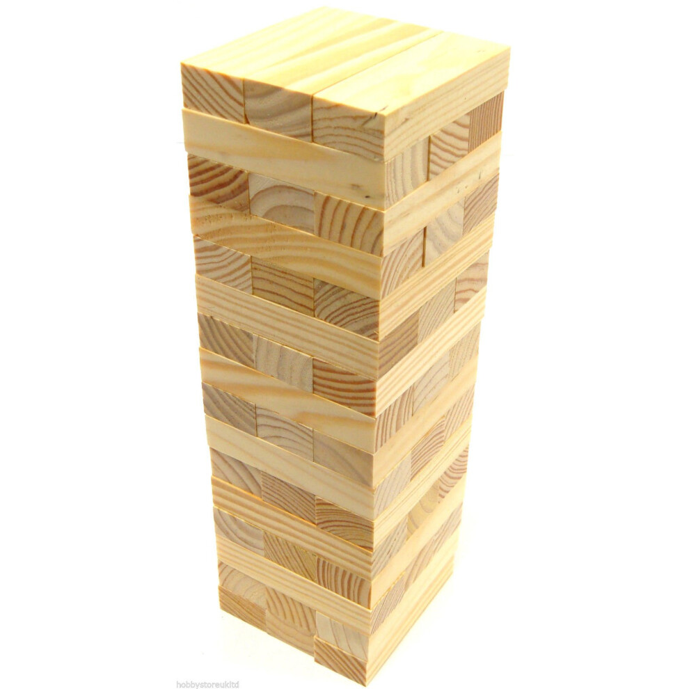 Photos - Other Toys Ty Toys My Traditional Games Tumbling Tower 48 Wooden Pieces 