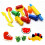 WONDERFORU Dough Tools, Set of 23 Pcs Smart Clay Dough Tools Rollers Cutters Extruders Kit 6