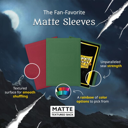 Dragon Shield  Standard Size Card Matte Sleeves  100  Smooth  Tough Premium 2