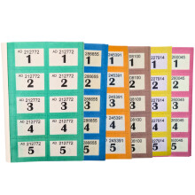 M&M PRIME Raffle tickets books 1-500 2 Pack, Security Numbered Cloakroom Tickets, Lucky Draw, Tombola Draw, Prize Draw and Charity Events