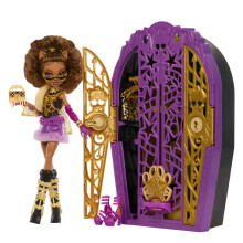 Monster High Skulltimate Secrets Doll and Accessories Set, Hauntlywood Mysteries Clawdeen Wolf with Reveal Closet & 19+ Glam Surprises like Doll Clot