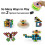 TOSY Magnet Cube 3x3-30 Blocks, 240 Magnets, Multipurpose: Creative Building Blocks, Transformable Fidget Spinner, Puzzle/Infinity Cube, Christmas St 5