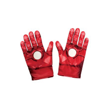Rubies Official Marvel Avengers Assemble Iron Man Child Gloves,- One Size, Red Halloween, World Book Day
