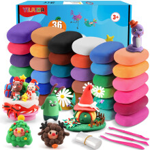 YILAIDA Air Dry Clay, 36 Colors Creative Educational Modeling Clay for Kids