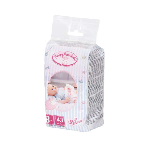 Baby Annabell Nappies, Multicolour, Small, 5 pack 2