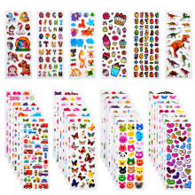 Habett Stickers for Kids 3D Stickers Toddlers Puffy 920+ Fun Stickers for Teacher Reward Party Scrapbooking for Children Including Letter Dinosaurs T