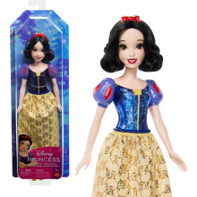 Mattel Disney Princess Dolls, Snow White Posable Fashion Doll with Sparkling Clothing and Accessories, Disney Movie Toys, HLW08 (Design May Vary)