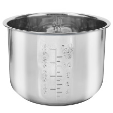 Inner Pot Replacement for Instant Pot 6QT, 304 Stainless Steel Pressure Cooker Bowl, Dishwasher Safe