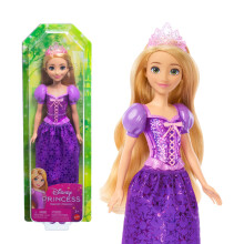 Mattel Disney Princess Rapunzel Doll, Tangled in Signature Clothing, Collectible Fashion, Poseable with Blonde Hair, Tiara Crown, Accessories, Toys f