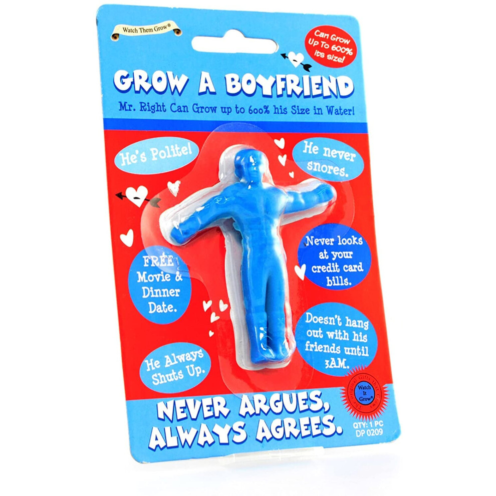 Diabolical Grow A Boyfriend, Funny Stocking Fillers For Her, Valentines Gifts For Her, Cheap Secret Santa Gifts, Funny Valentines Gift
