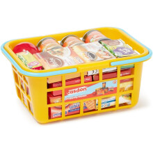 Casdon 62801AMA002 Colourful Toy Shopping Basket for Children Aged 2 Comes