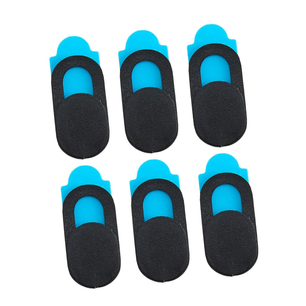 6Pcs Webcam Cover For Laptop Smartphone Tablet Desktop, Sliding Camera Privacy Protection Black 9455672904162