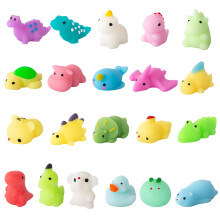 SINZUX 21Pcs Kawaii Mini Animal Mochi Squishy Toys