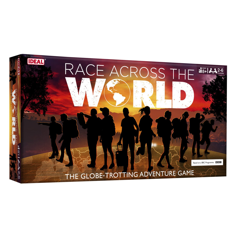 Ideal Race Across The World Board Game | The Globe-Trotting Family Adventure Game! | For 2-6 Players Age 8+ | Based On The Hit Bbc Tv Show | Suitable