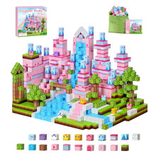 Magnetic Blocks for Girls Toys 100pcs Magnet Castle Building Set Monte