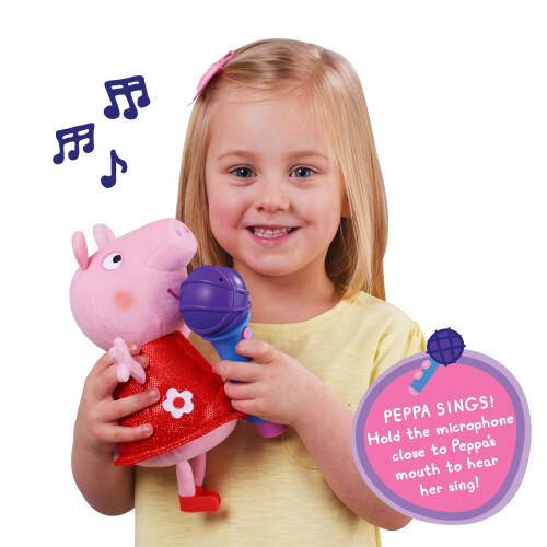 Peppa Pig Peppa Pig Sing With Me Peppa Interactive Feature Plush Musical Soft Toy wit 2