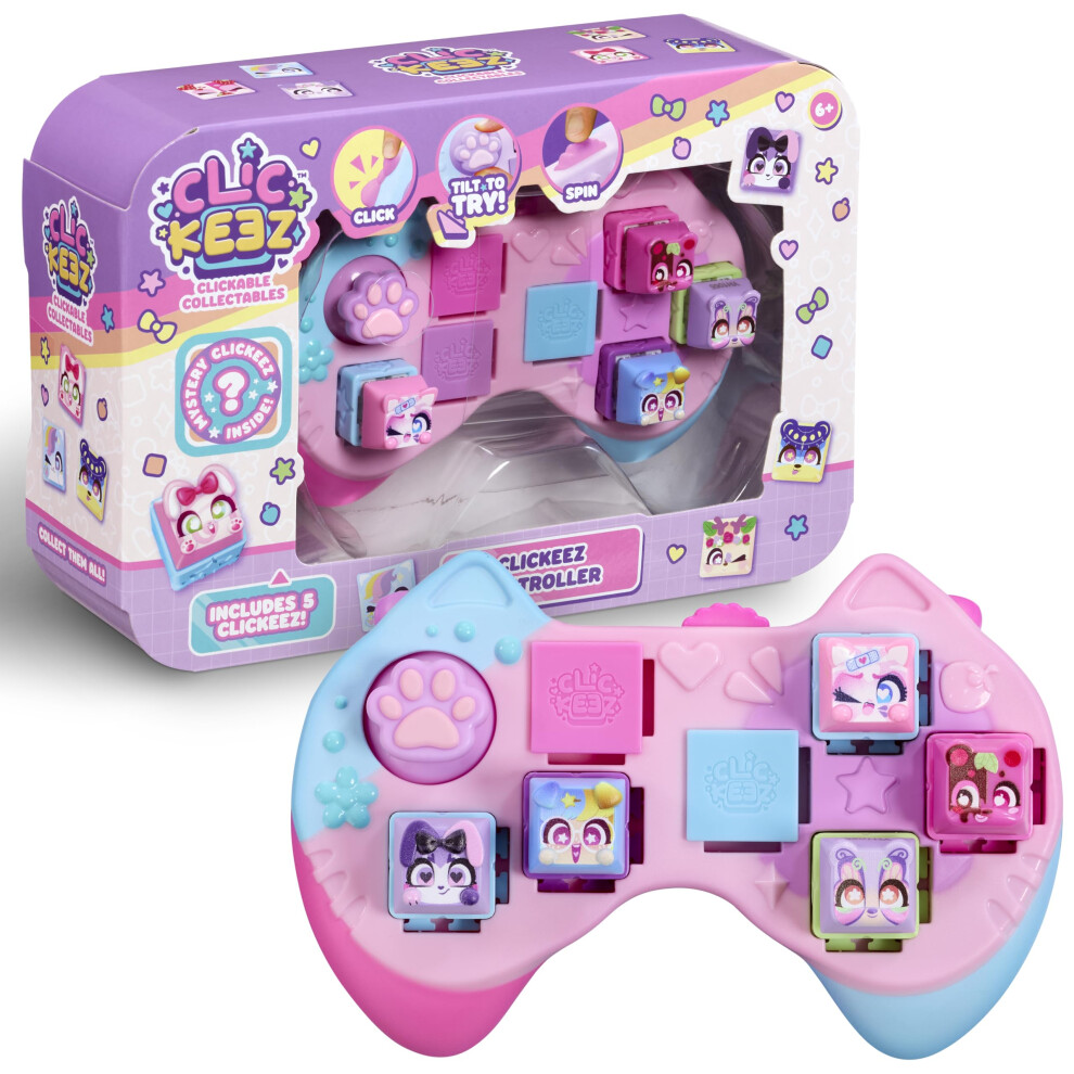 Goliath Clickeez: Clickee Controller | Includes 5 Clickable Keyboard Collectibles! | 70 Characters To Find, Cute Themes & Rare Surprises | Girls Gifts And Co