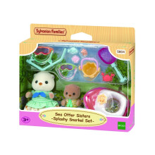 Sylvanian Families - Sea Otter Sisters-Splashy Snorkel Set- 5804