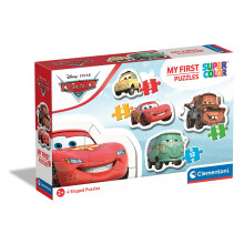 Clementoni - 20804 - My first puzzle - Cars - 3-6-9-12 Pieces - Disney