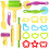 nuoshen 20 Pcs Clay Dough Tool Kit, Plastic DIY Clay Dough Modelling Tools Set Rollers and Cutters for Kids(Random Color) 1
