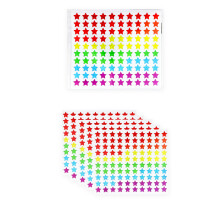 Henbrandt 5 x Sheets  500 Holographic Star Stickers  Mini Stars for Childre