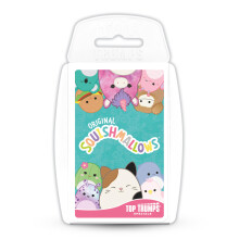 Top Trumps Squishmallows Specials Card Game, play with Cam the Cat, Leonard the Lion, Gordon the Shark, travel game, great educational gift for ages