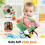 HECCEI Baby Book Crinkle Cloth Book for Sensory Development,0-12 Months 4