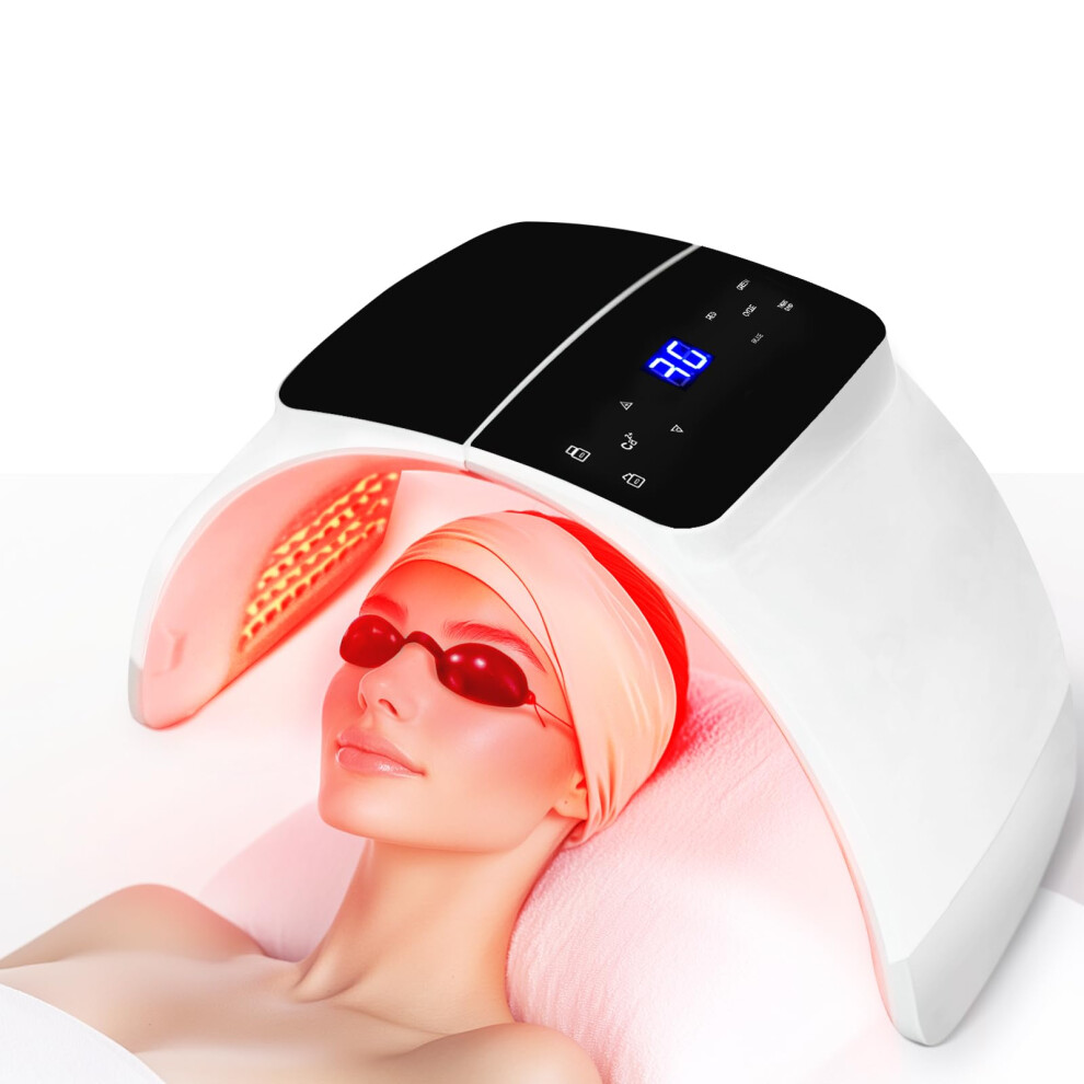 Light/Red Led Therapy Mask With 7 Color 180 Full Coverage, Fsa Hsa Eligible Skin Care