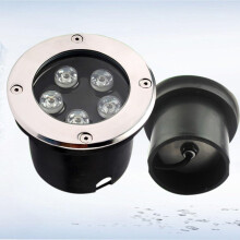 Underwater LED Pool Light IP68 Waterproof 12V Stainless Steel RGB Spotlight for Fountain Garden