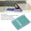 PS2 Memory Card Adapter Transparent Blue Plug and Play for PlayStation 2 Stable Data Access 5