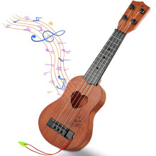 TODARRUN Kids Toy Musical Ukulele Guitar Classical Instrument with 4 Adjustable Strings Mini Guitar for Skill Improving Kids Play Early Educational P