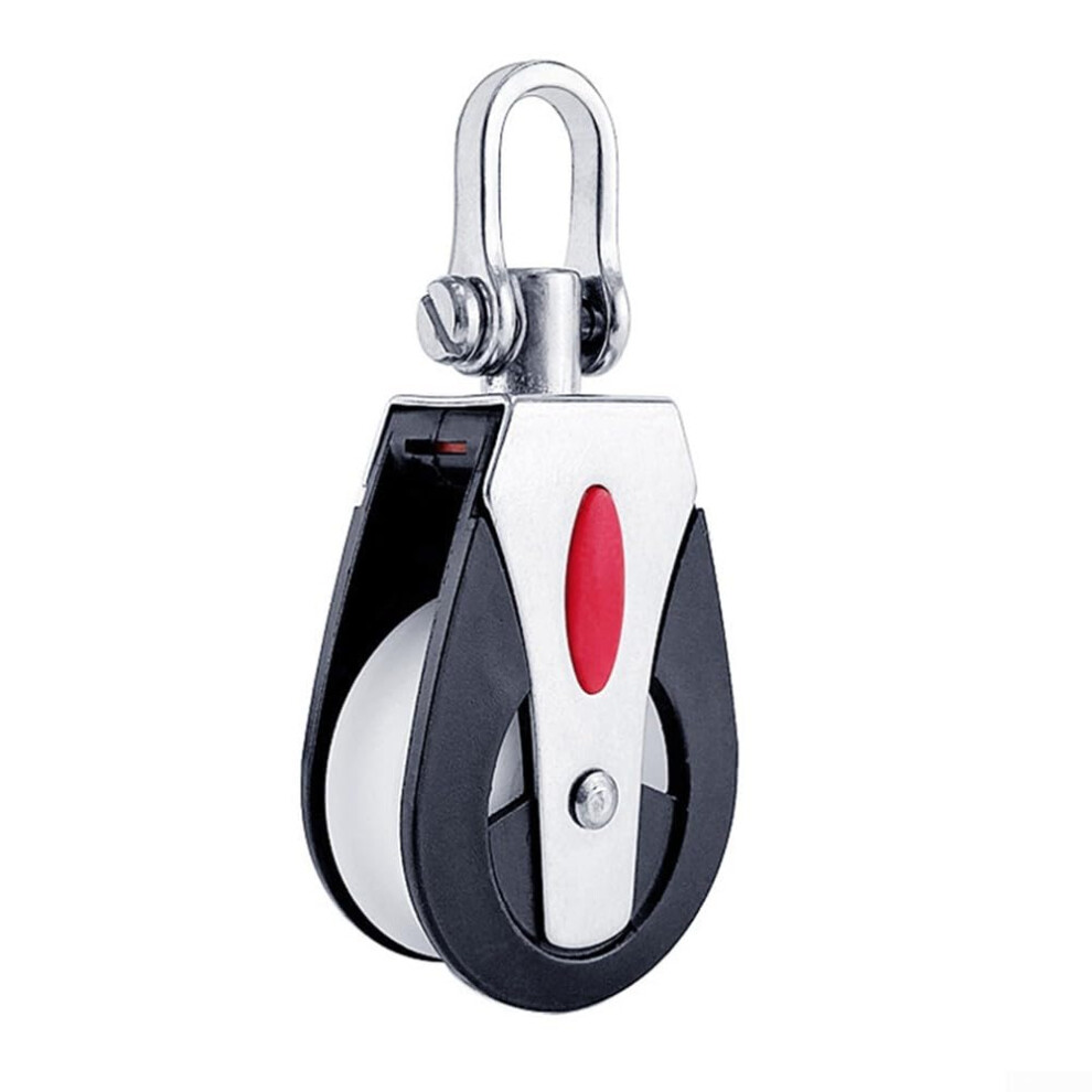 1500Lbs Sailing Pulley Block 316 Stainless Steel Swivel For 12Mm Rope Marine Boats 9070919976155