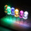 500pcs 5mm LED Diode Assorted Colors Kit, Bright Round LED Lamps for Electronics Projects 5
